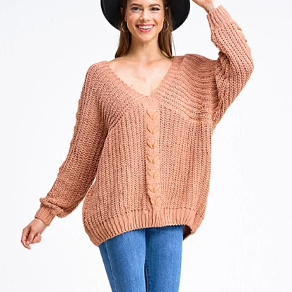 Fall Season!! Ultra Soft Oversized Sweater - Picture 4 of 6